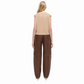 SIMKHAI WALDEN LEATHER BARREL PANTS