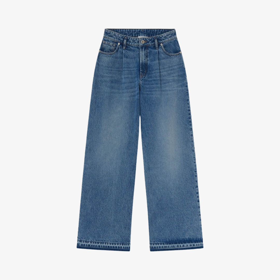 HALFBOY WIDE DENIM PANTS