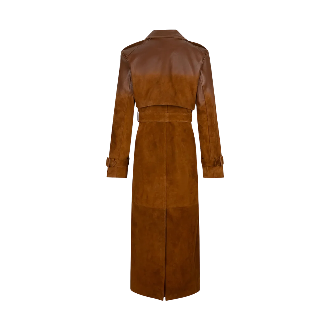 CARELLI GILLY OMBRE LEATHER TRENCH