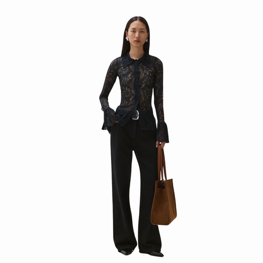 BEAUFILLE STRECH LACE BLOUSE