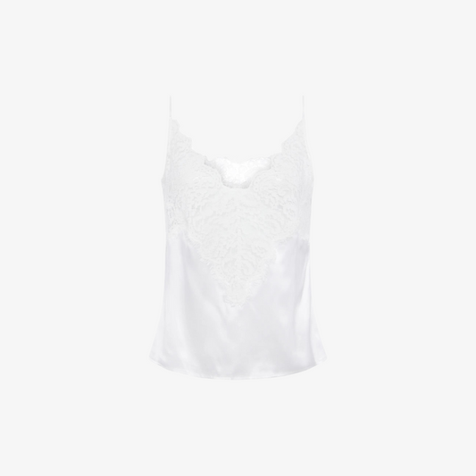 L'AGANCE PRIYA LACE CAMI WHITE