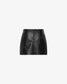 ST. AGNI LEATHER MINI SKIRT