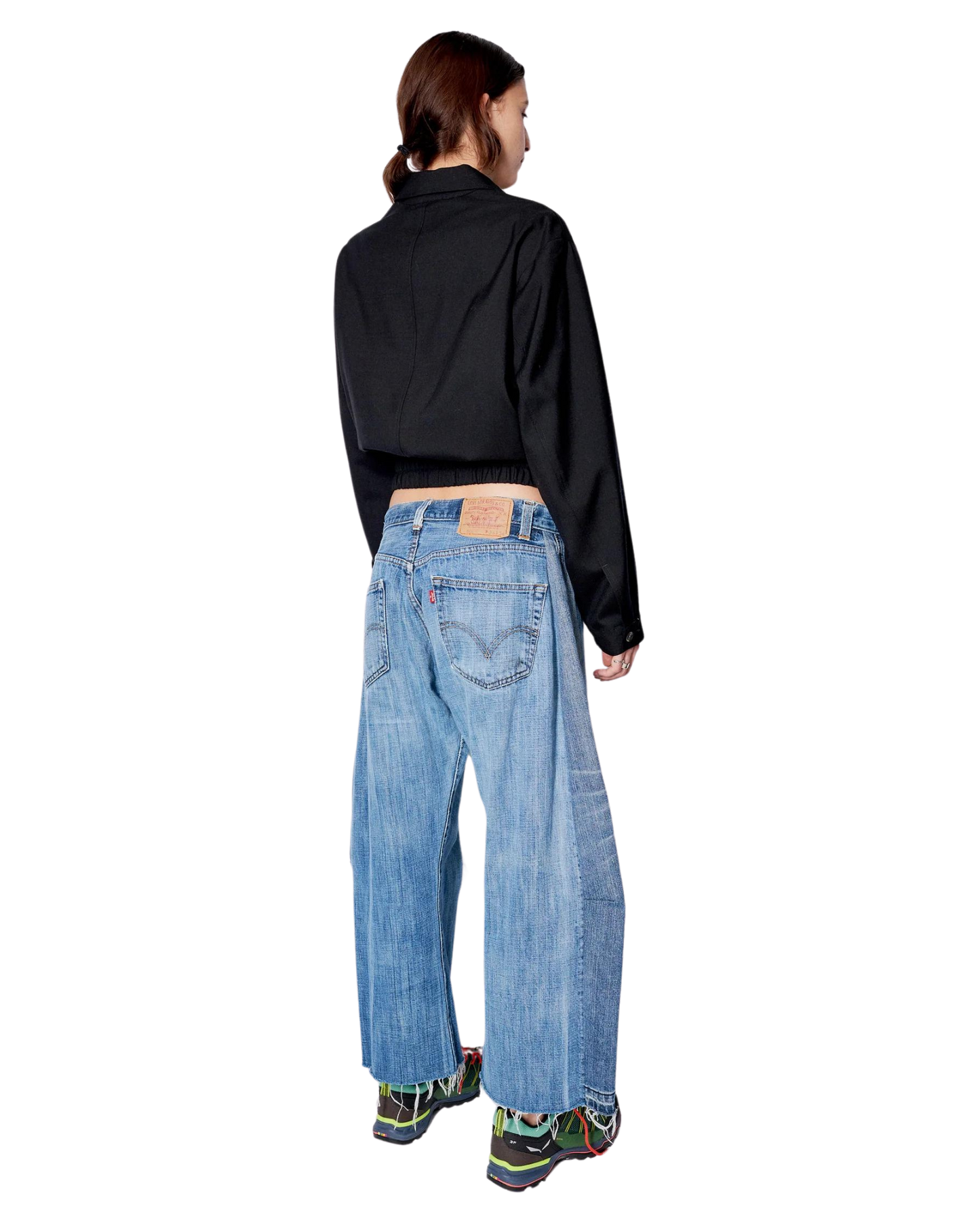 B SIDES VINTAGE LASSO JEANS W041