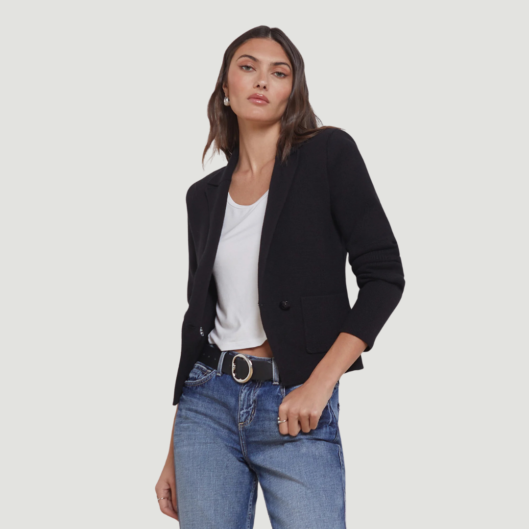 L'AGENCE SOFIA KNIT BLAZER