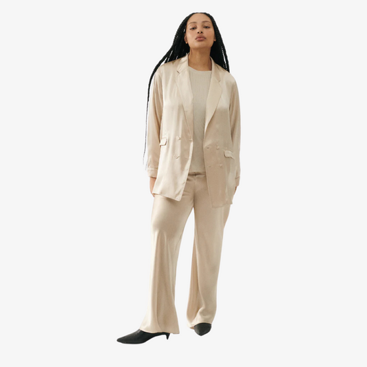SILK LAUNDRY RELAXED BLAZER