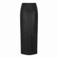ST AGNI LEATHER COLUMEN SKIRT