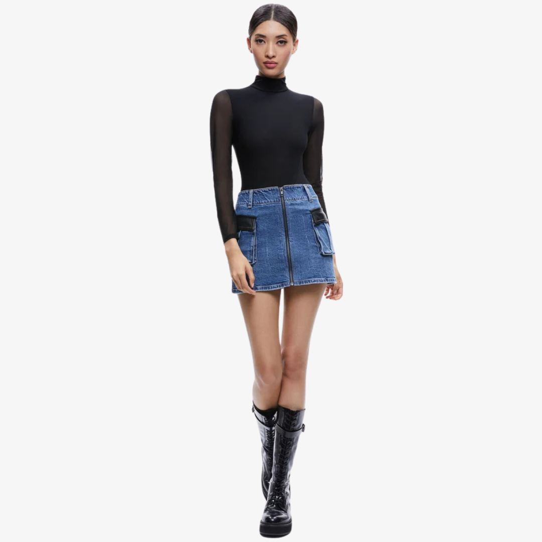 ALICE AND OLIVIA RAHMI MINI SKIRT