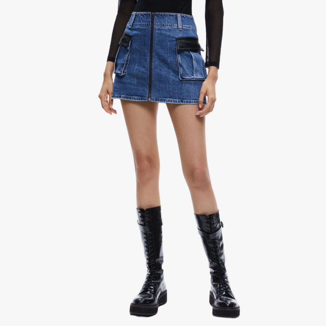 ALICE AND OLIVIA RAHMI MINI SKIRT