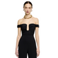 ROLAND MOURET CADY OFF SHOULDER TOP