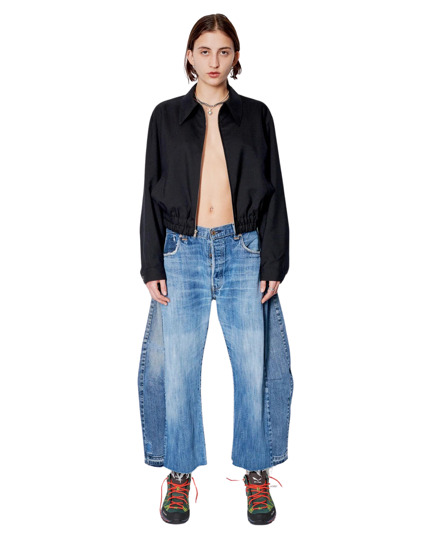 B SIDES VINTAGE LASSO JEANS W041