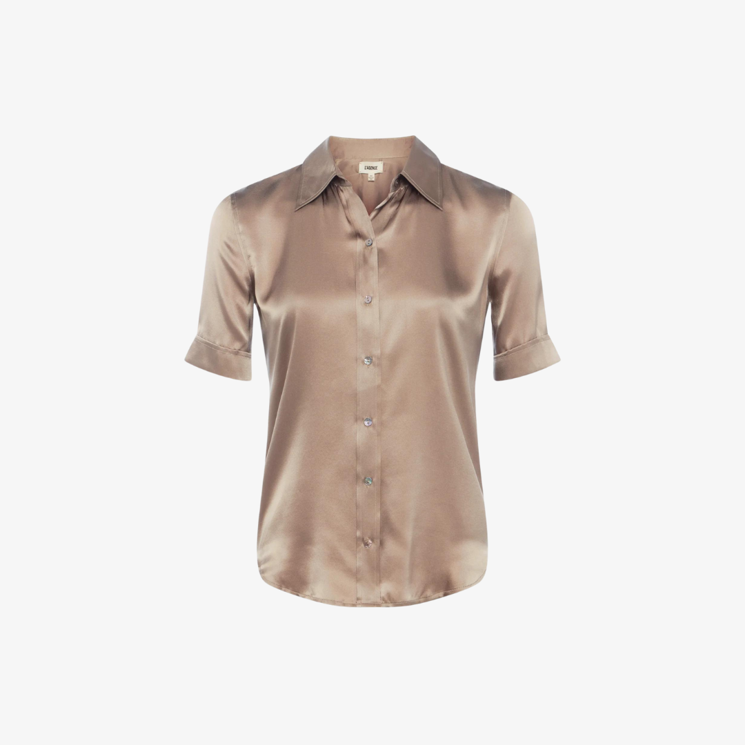 L'AGANCE ELLAH CAPPUCCINO BLOUSE