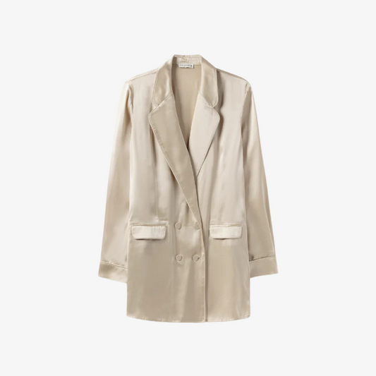 SILK LAUNDRY RELAXED BLAZER