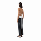 ST AGNI LEATHER COLUMEN SKIRT
