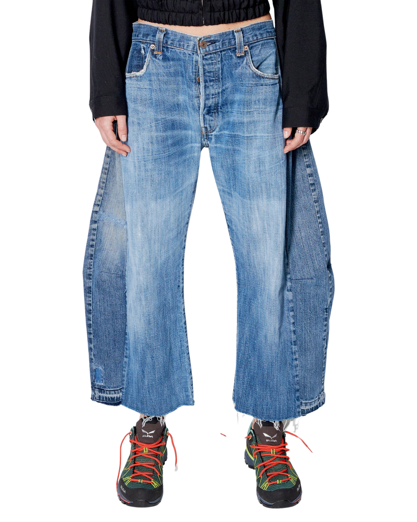 B SIDES VINTAGE LASSO JEANS W041