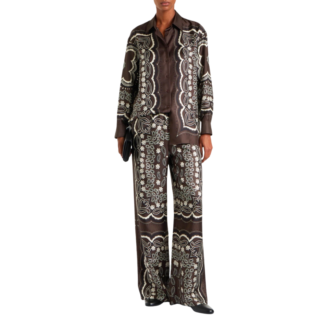 NILI LOTAN ALFIE SILK SHIRT