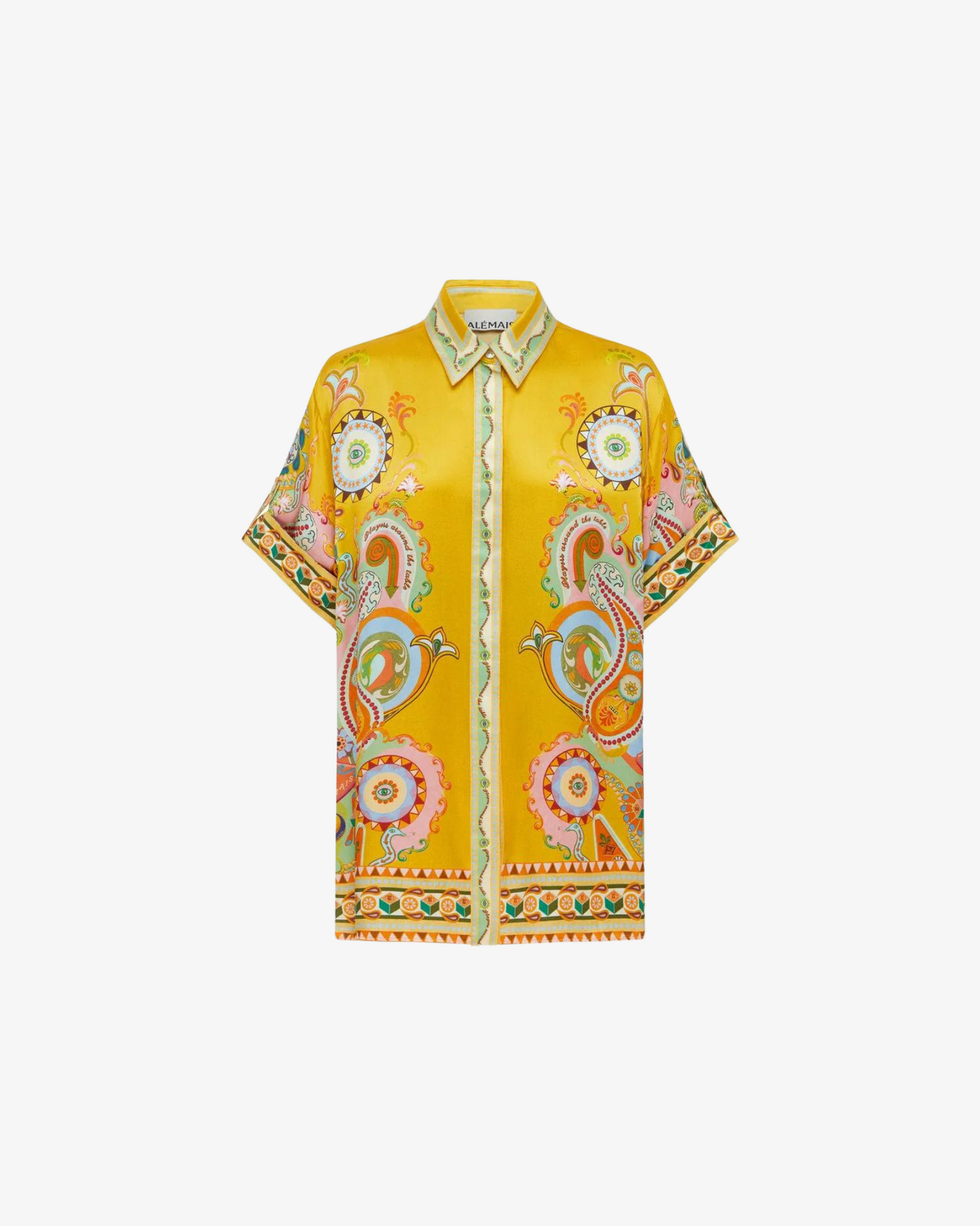 ALEMAIS PINBALL SILK SHIRT