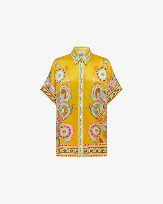 ALEMAIS PINBALL SILK SHIRT