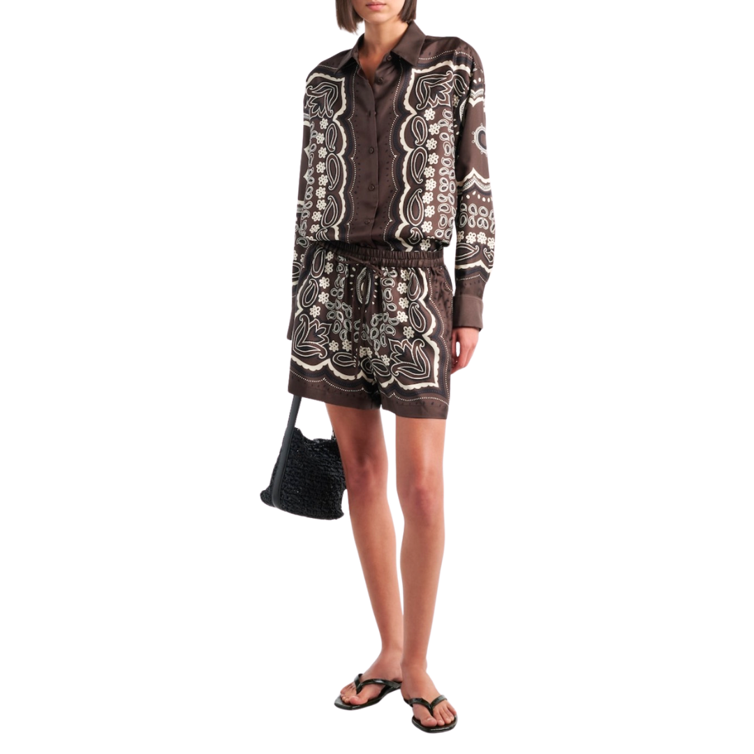 NILI LOTAN ALFIE SILK SHIRT