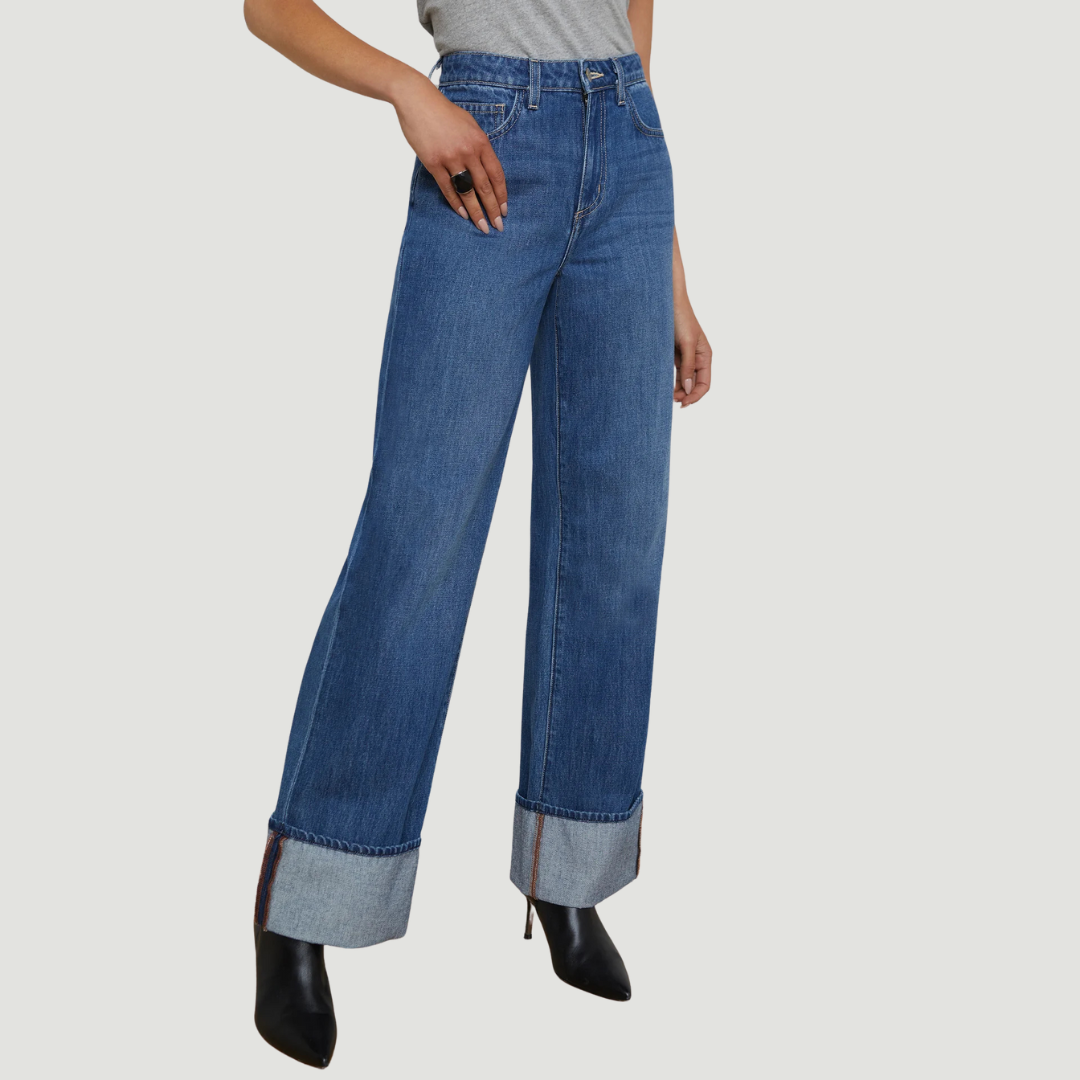 L'AGENCE MILEY LEG CUFF JEANS