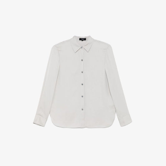 THEORY O0702524 STIGHT SILK SHIRT