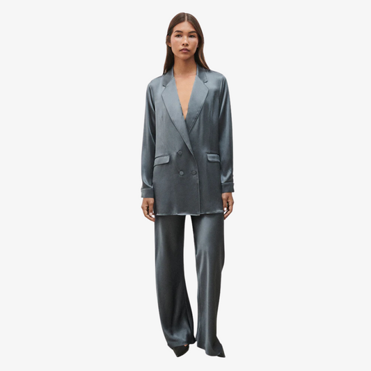 SILK LAUNDRY RELAXED BLAZER