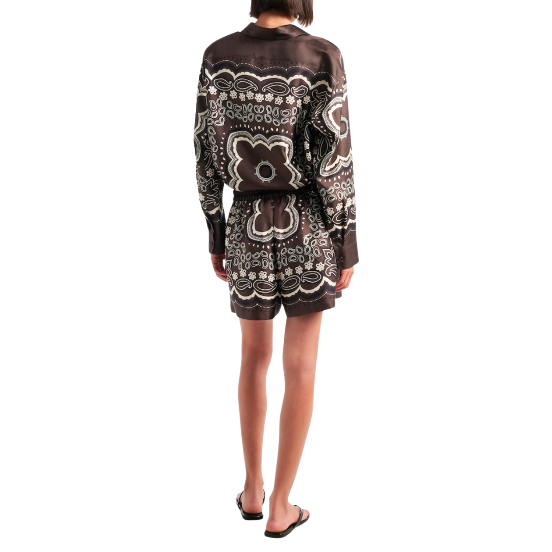 NILI LOTAN ALFIE SILK SHIRT