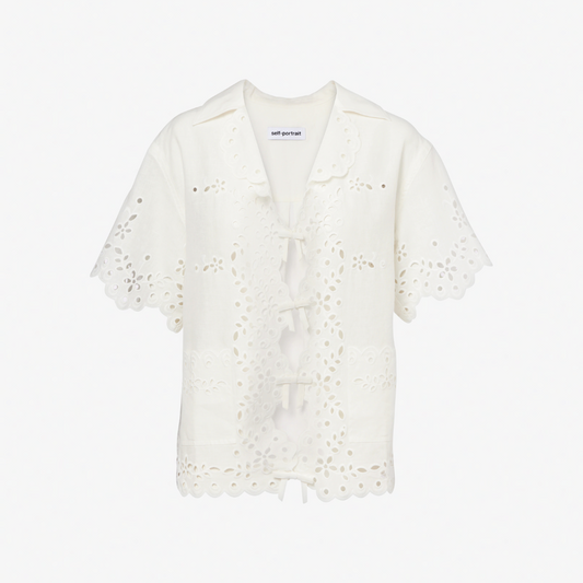 SELF PORTRAIT 138T EMBROIDED TOP