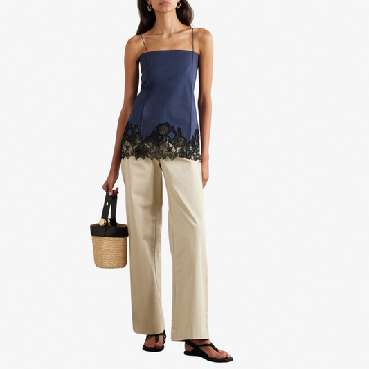 FAITHFULL THE BRAND ELSAIN LACE TOP