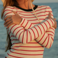 SOLID AND STRIPED DORA TOP