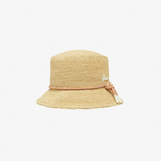 ALEMAIS SUNLIT RAFFIA BUCKET HAT
