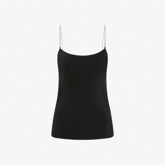 ST AGNI SS25-224BLK CHAIN SILK CAMI