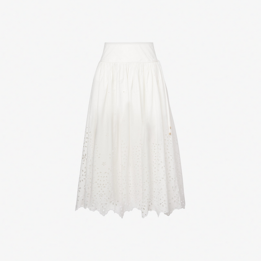 SELF PORTRAIT 137 EMBROIDED SKIRT