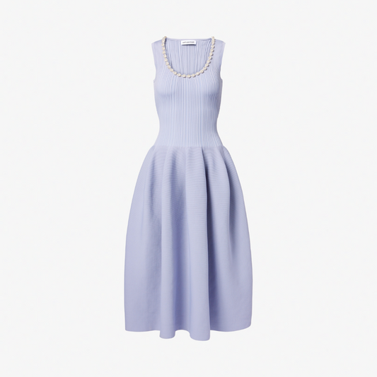 SELF PORTRAIT 127M RIB KNIT DRESS