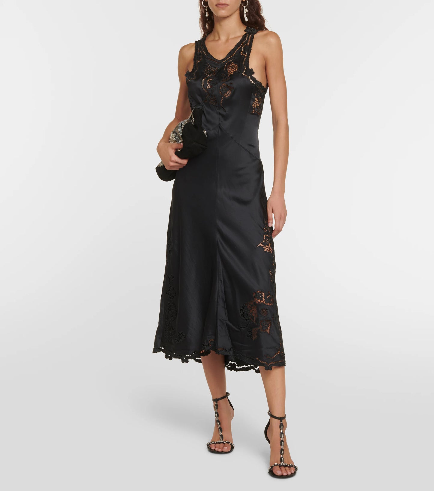 ISABEL MARANT LACE INSERT DRESS