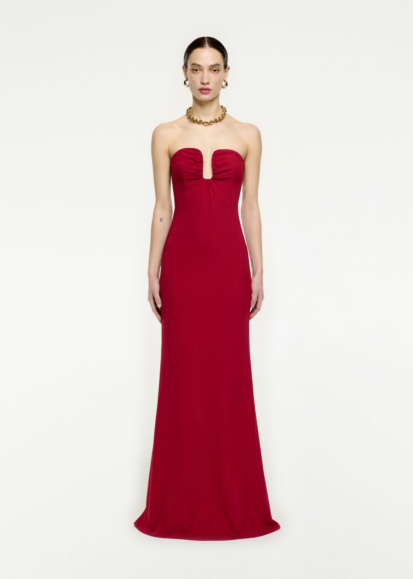 ROLAND MOURET STRAPLESS CADY