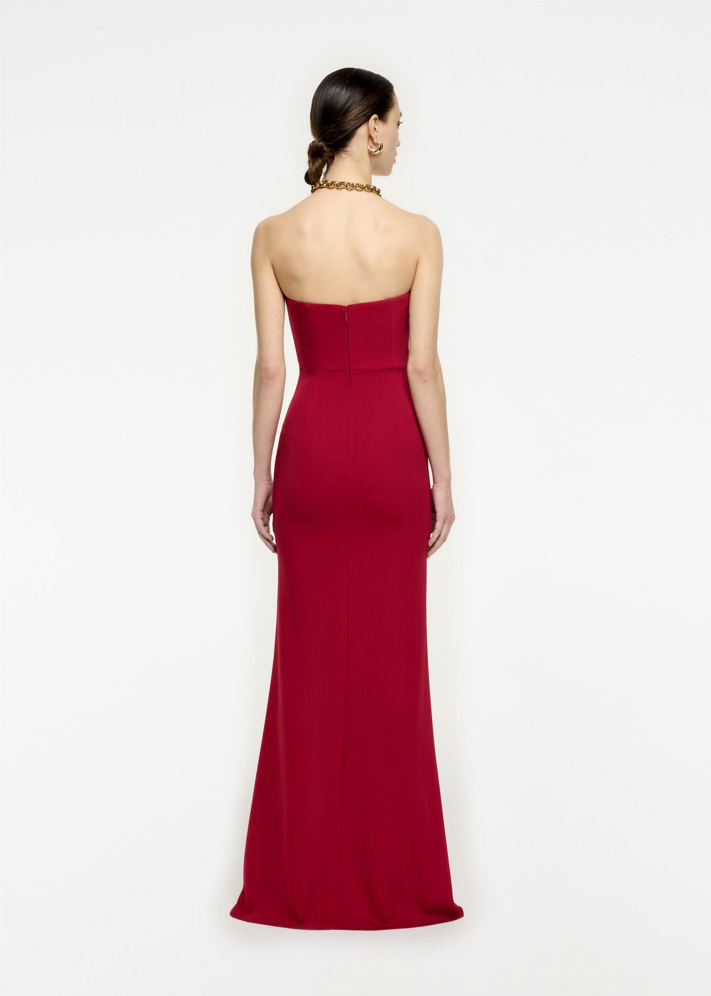 ROLAND MOURET STRAPLESS CADY