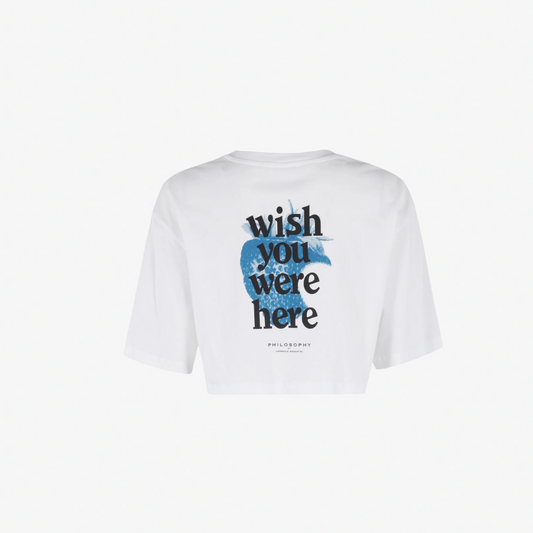 PHILOSOPHY CROP TEE 0744