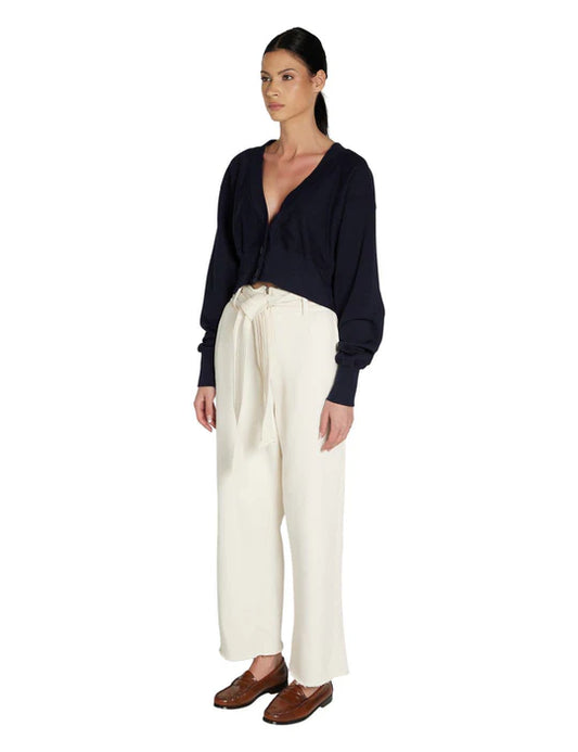 LES TIEN DIANA CROP CARDIGAN