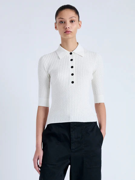 PROENZA SCHOULER SERA KNIT POLO