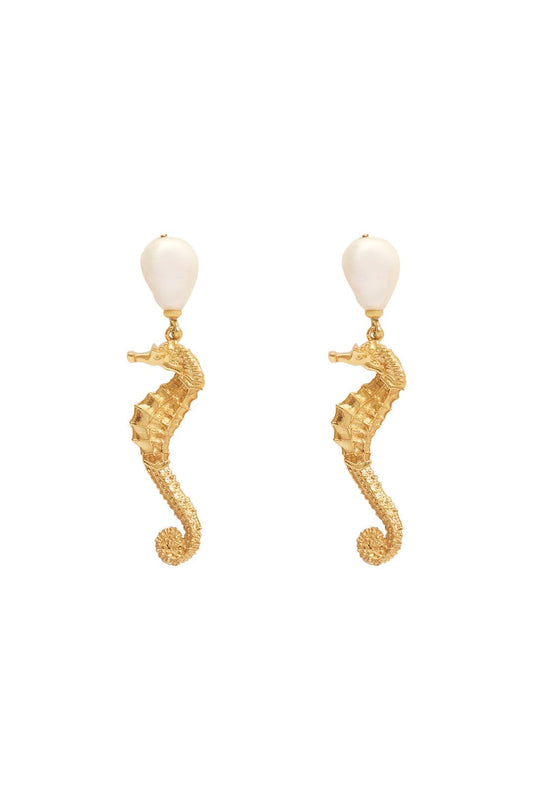 ALEMAIS CURIO SEAHORSE EARRING