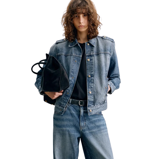 NILI LOTAN LORRAINE DENIM JACKET