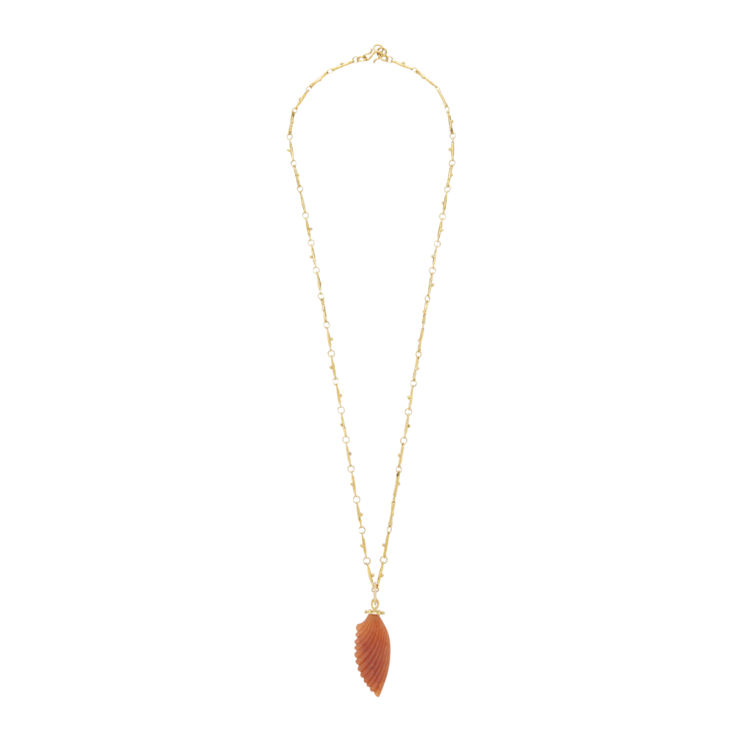 ULLA JOHNSON WING CHARM NECKLACE